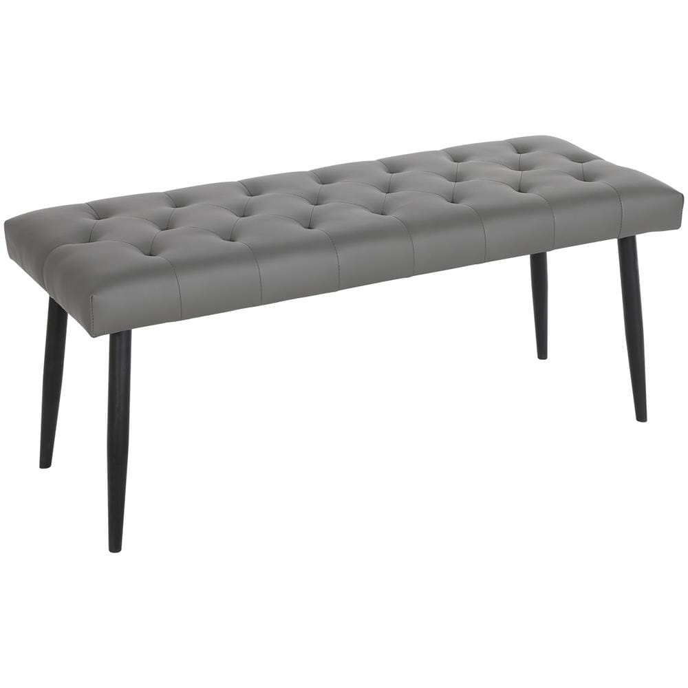 Panchina In Similpelle Grigia Essonne - Foto 1