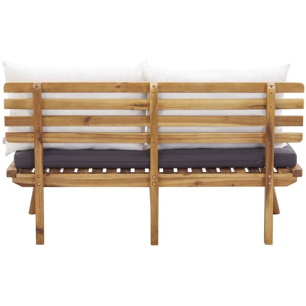 Set Divani Da Giardino 4 Pz Con Cuscini In Massello Di Acacia - Foto 8