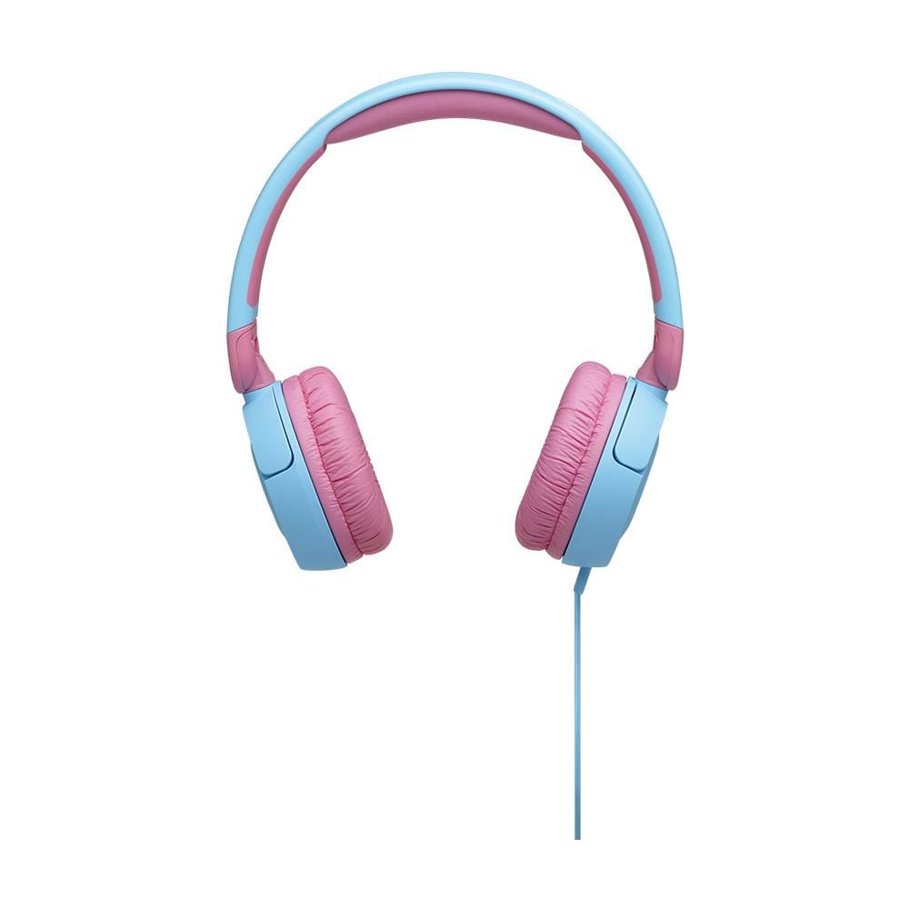 JR 310 Cuffia Stereo Padiglione Auricolare per Bambini Cablato con Microfono Integrato - Azzurro / Rosa - Foto 2