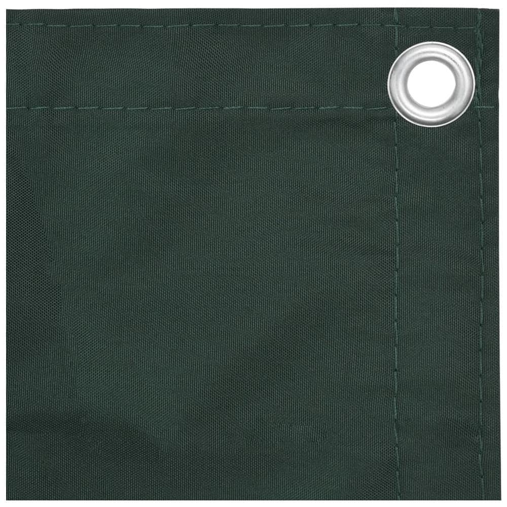 Paravento da Balcone Verde Scuro 90x600 cm Tessuto Oxford - Foto 3