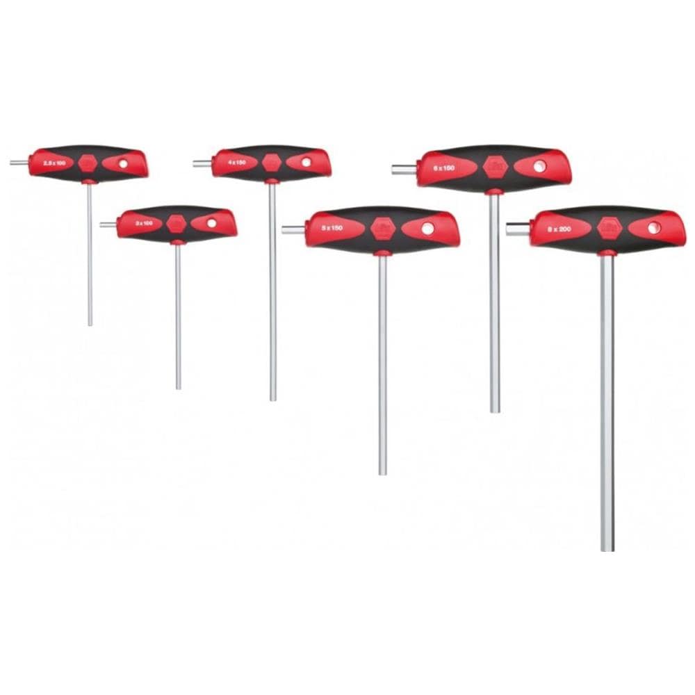 334DS K6 Set di cacciaviti esagonali ComfortGrip 6 pezzi - Foto 1