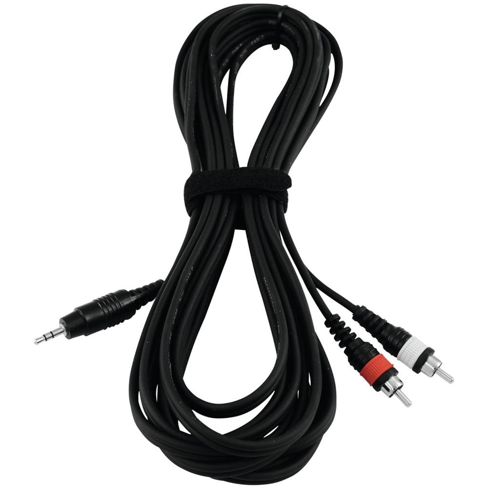Cavo adattatore 3,5 Jack / 2xrca 6m Bk - Foto 2