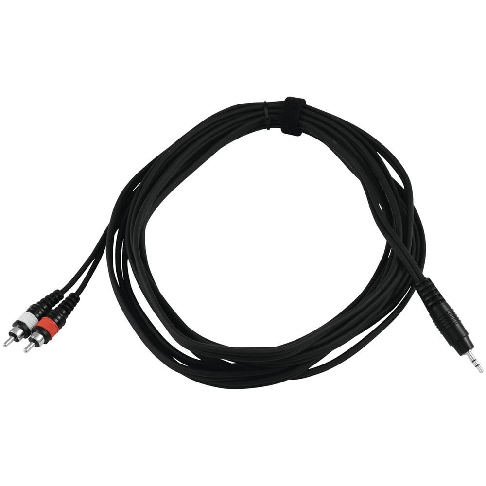 Cavo adattatore 3,5 Jack / 2xrca 6m Bk - Foto 5