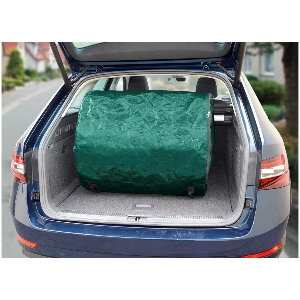 Borsa Da Giardino Con Cerniera, Borsa In Poliestere Con Coperchio E 2 Manici - 275 L, - Foto 4