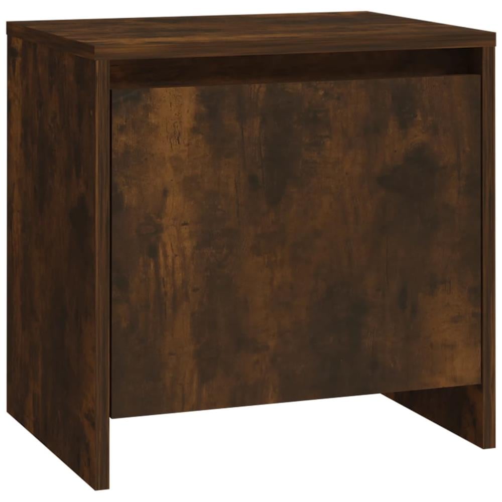 Comodino Rovere Fumo 45x34x44,5 cm in Truciolato - Foto 2