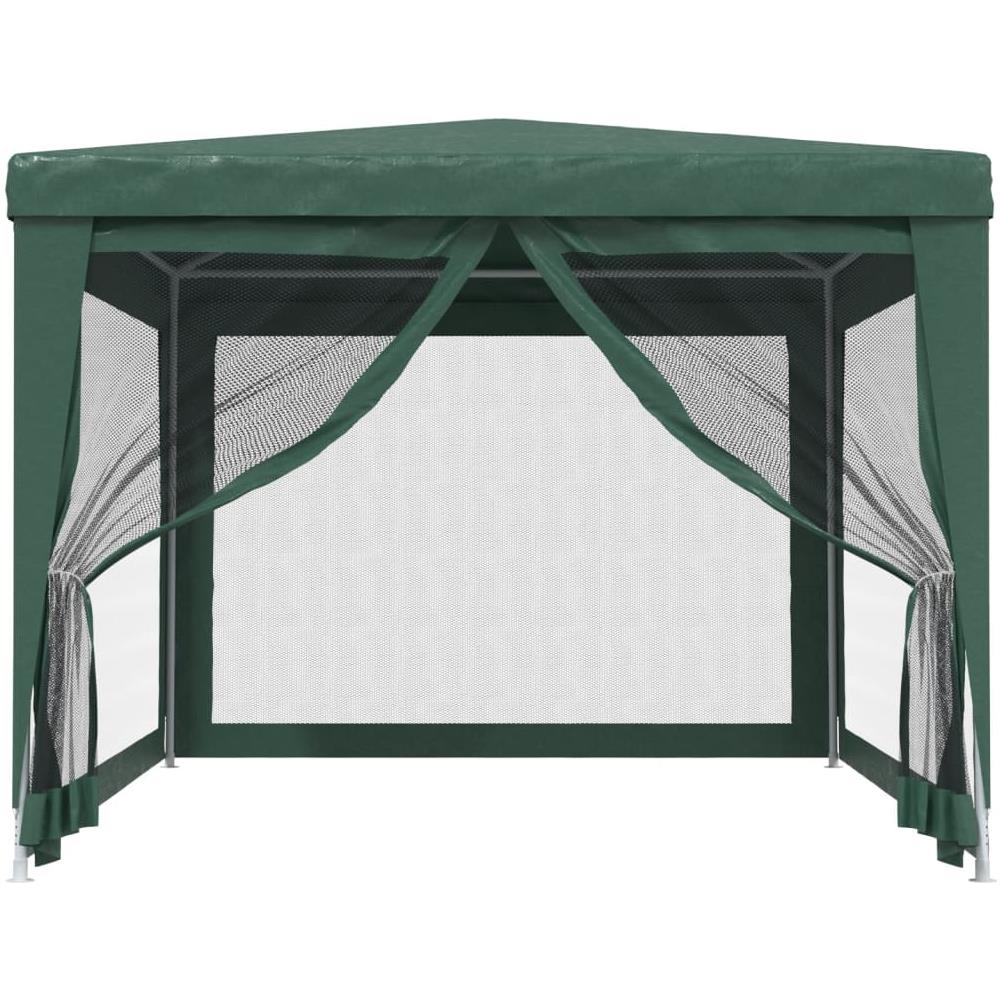 Tenda Per Feste Con 4 Pareti Laterali In Rete Verde 3x4 M Hdpe - Foto 3