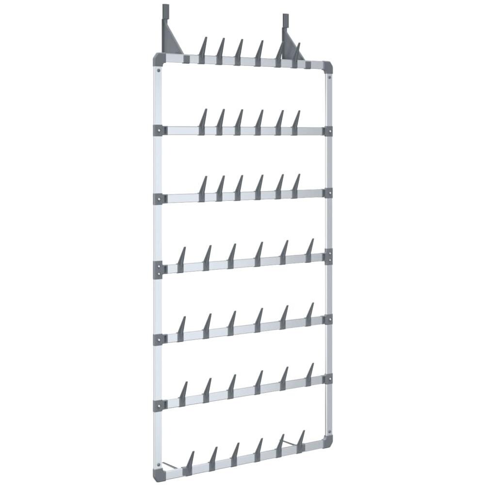 Scarpiera Pensile Argento 66x13x139 Cm - Foto 2