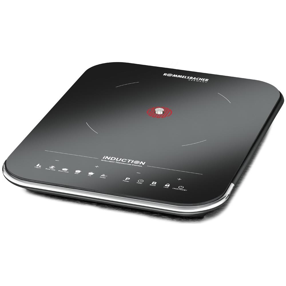 CTS 2000/IN piano cottura Nero, Argento Superficie piana Piano cottura a induzione 1 Fornello (i) - Foto 1