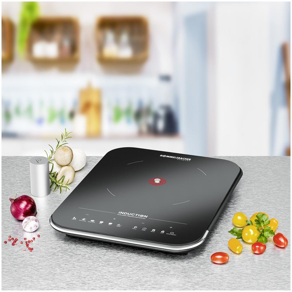 CTS 2000/IN piano cottura Nero, Argento Superficie piana Piano cottura a induzione 1 Fornello (i) - Foto 2