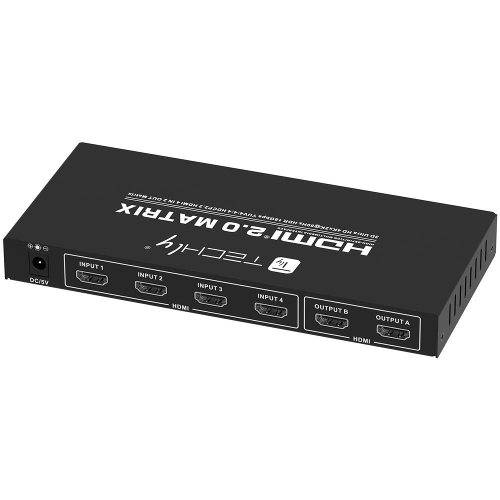 Switch Matrix Hdmi 2.0 4x2 3d Ultra Hd 4k Hdcp Hdr - Foto 2