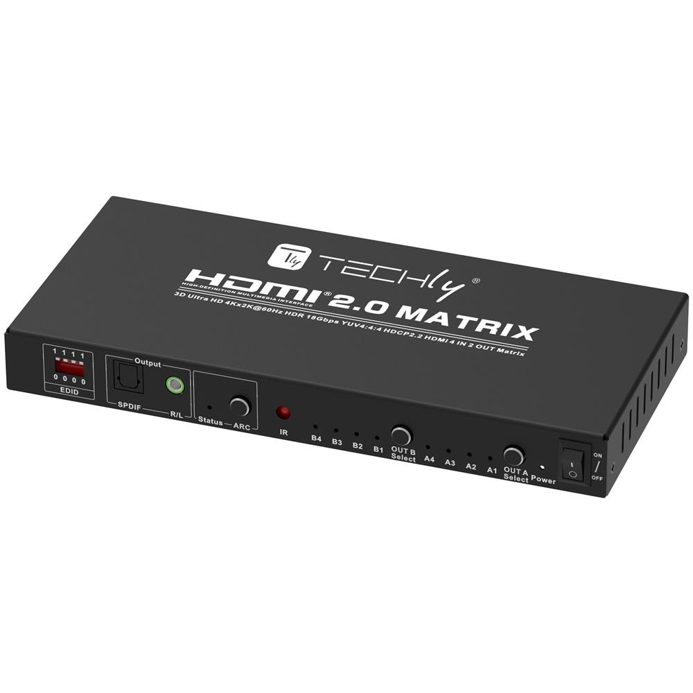 Switch Matrix Hdmi 2.0 4x2 3d Ultra Hd 4k Hdcp Hdr - Foto 3