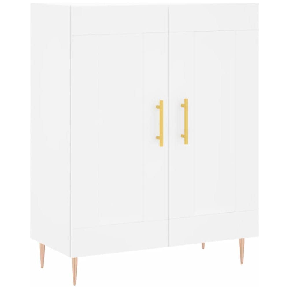 Credenza Bianca 69,5x34x90 cm in Legno Multistrato - Foto 2