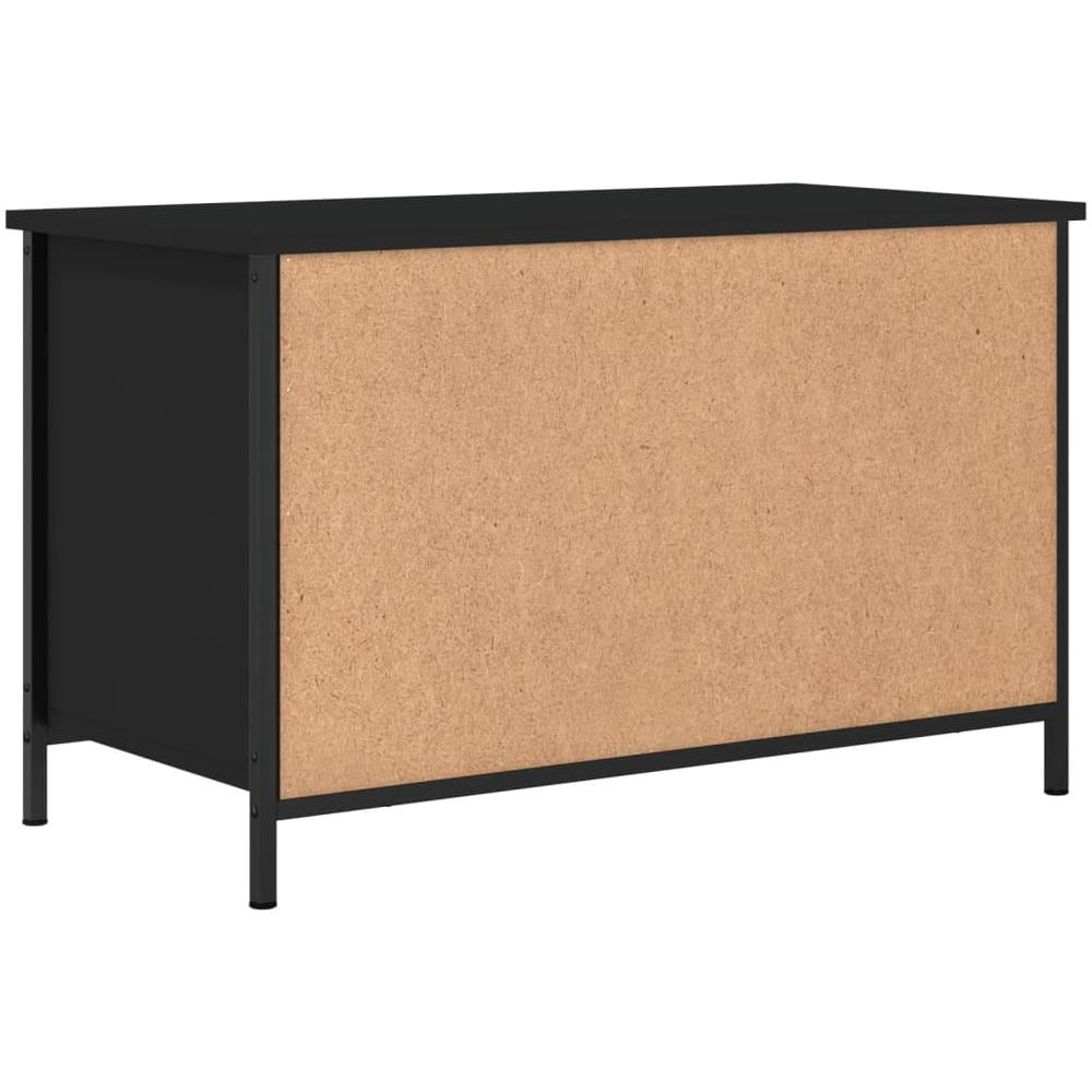 Mobile Porta Tv Nero 80x40x50 Cm In Legno Multistrato - Foto 8