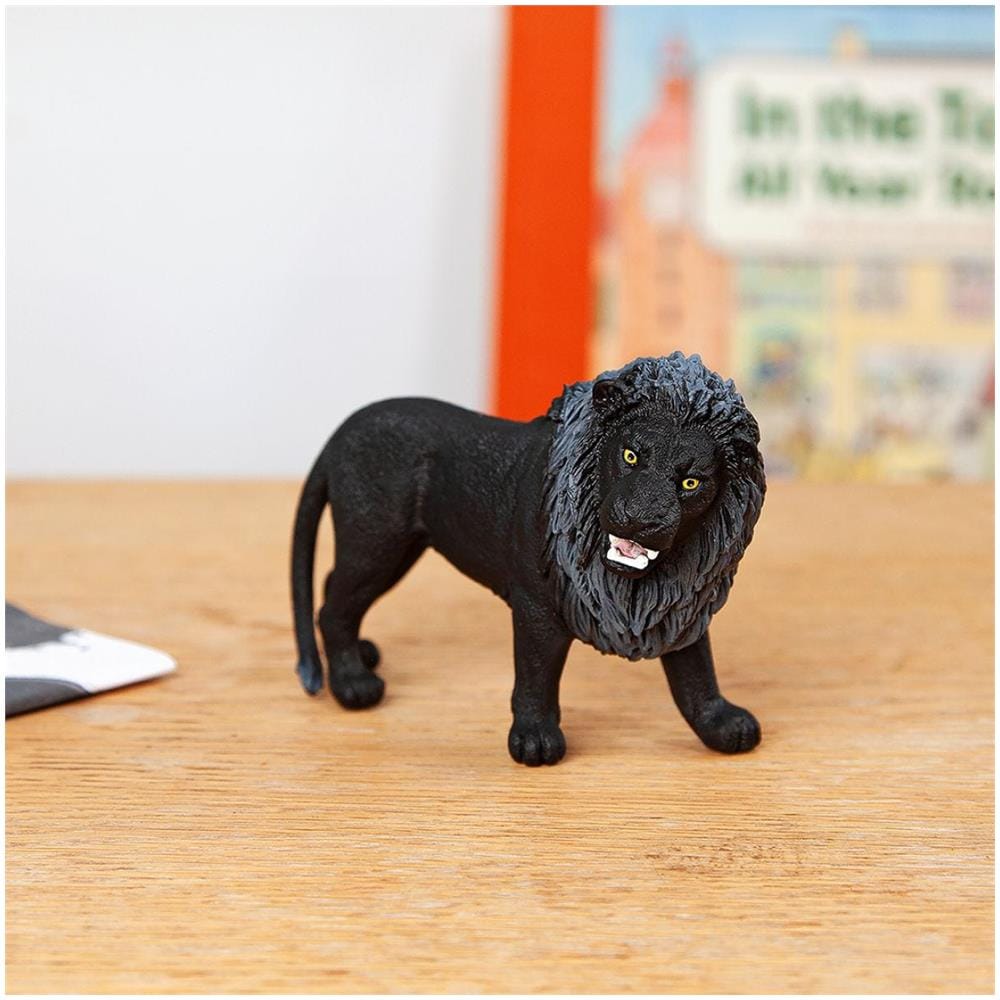 Black Lwe Figurine, Themenwelt: Wild Life (72176) - Foto 2