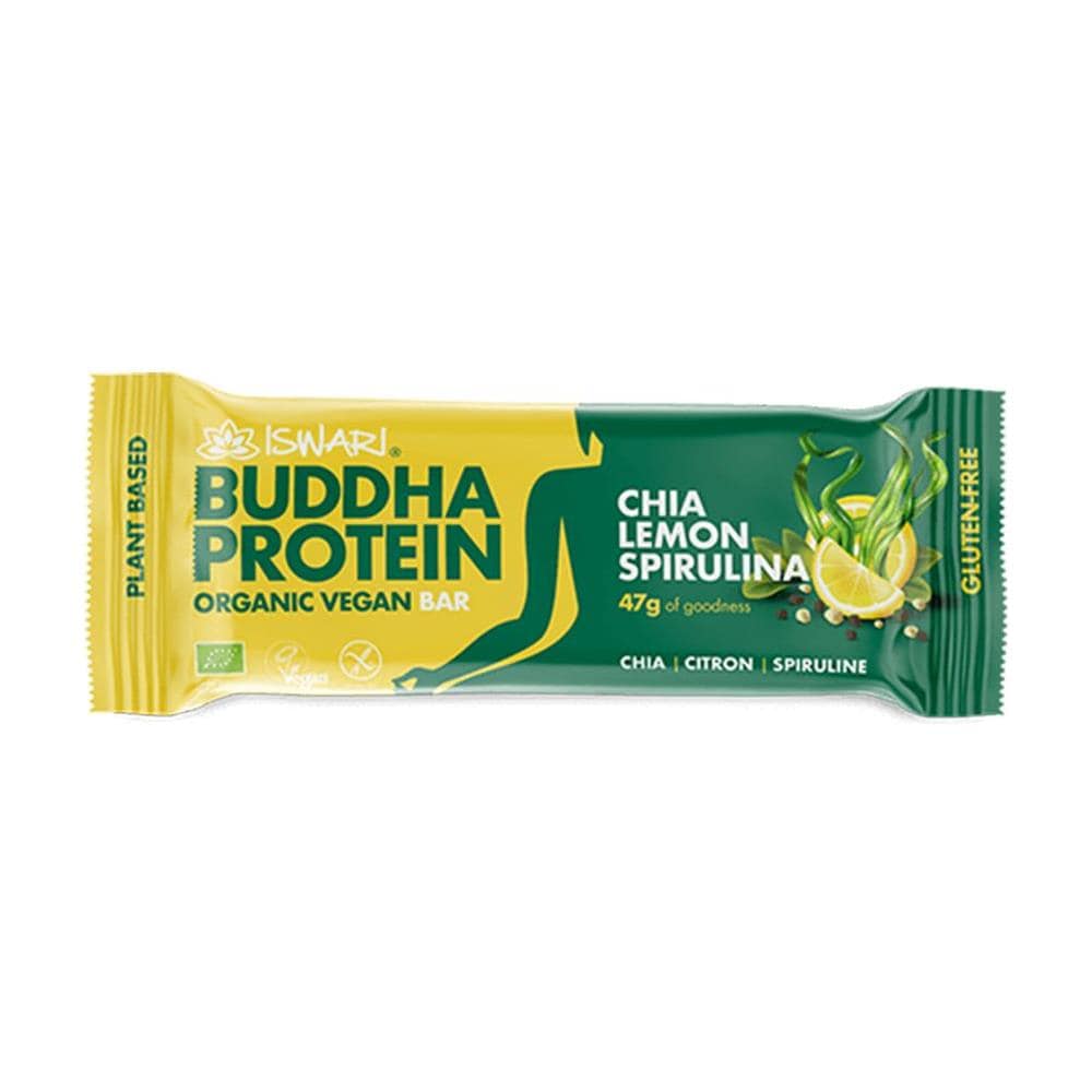 Buddha Proteine, Chia, Limone & Spirulina Bio 47g Barretta Energetica - Foto 1
