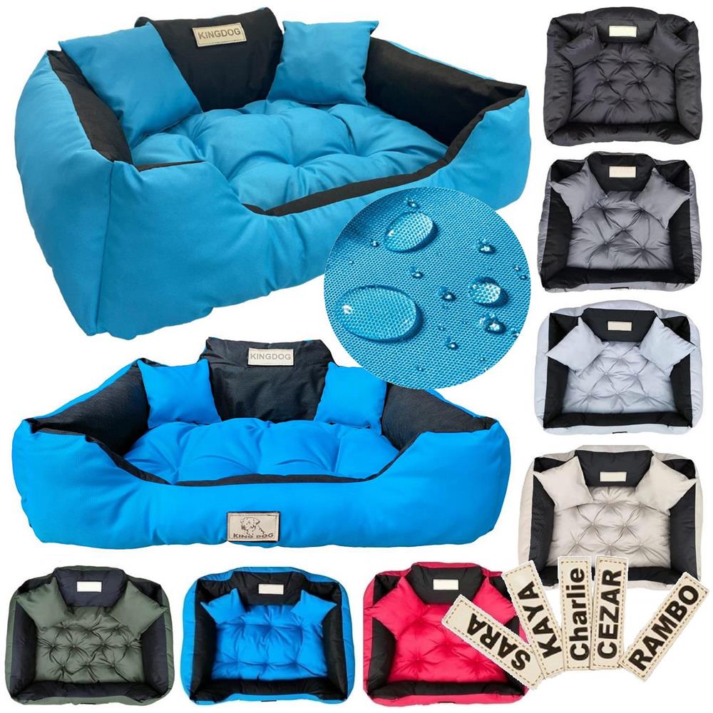 100x75 cm KINGDOG Cuccia per cani impermeabile personalizzabile Blu - Foto 1