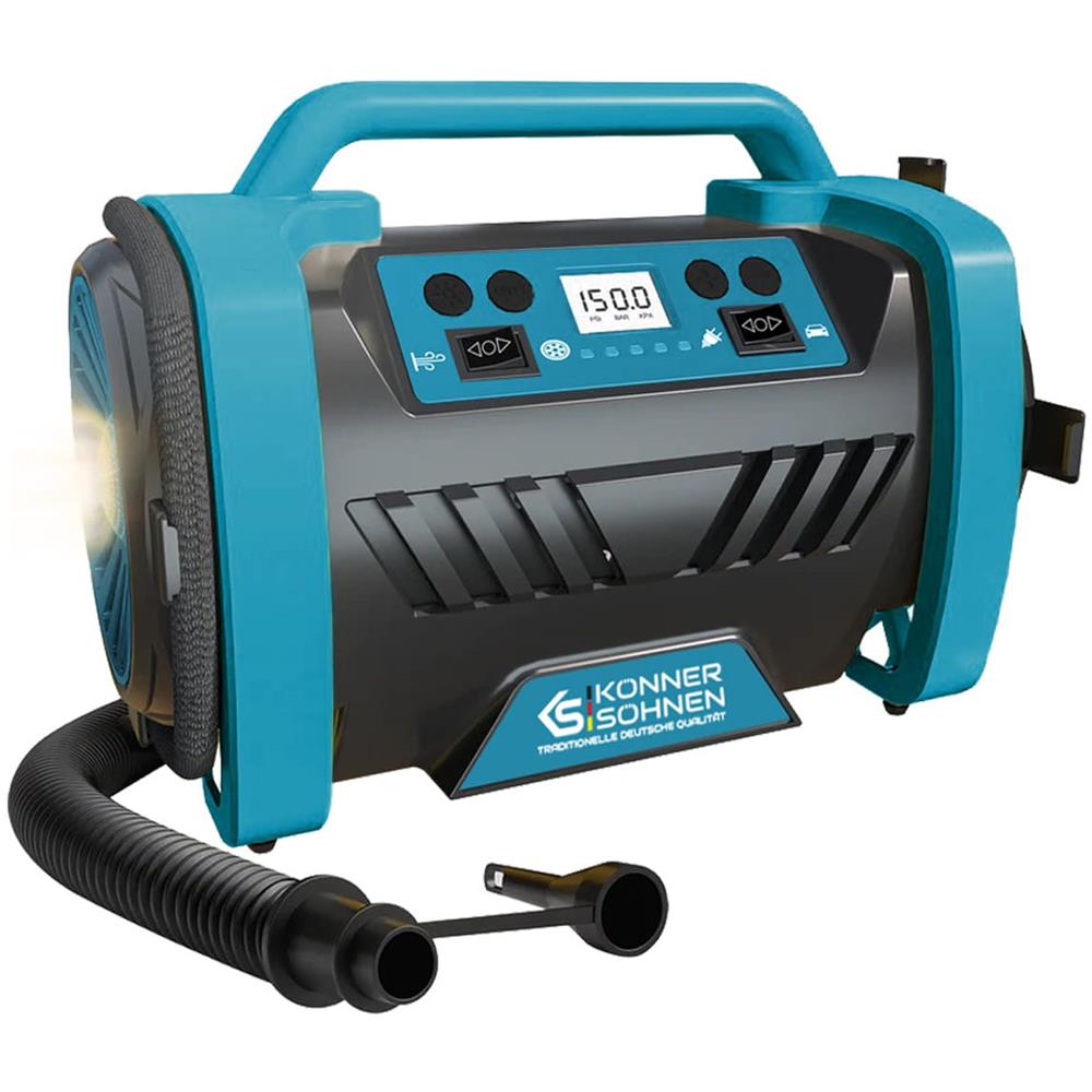 Compressore D'aria Per Auto Ks P30 Potenza Nominale, W 120 Pressione Pneumatica Max, Psi 150 - Foto 1
