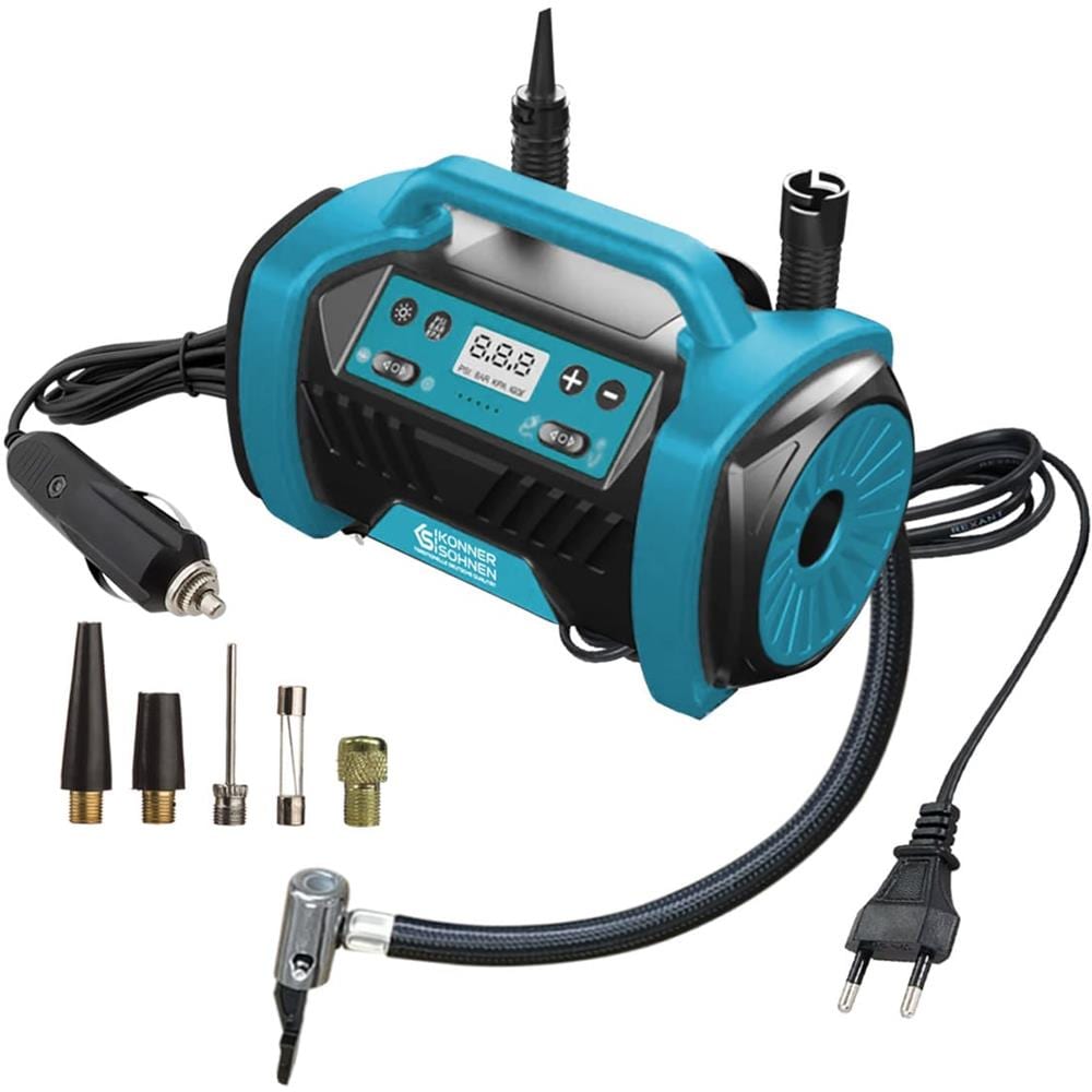 Compressore D'aria Per Auto Ks P30 Potenza Nominale, W 120 Pressione Pneumatica Max, Psi 150 - Foto 2