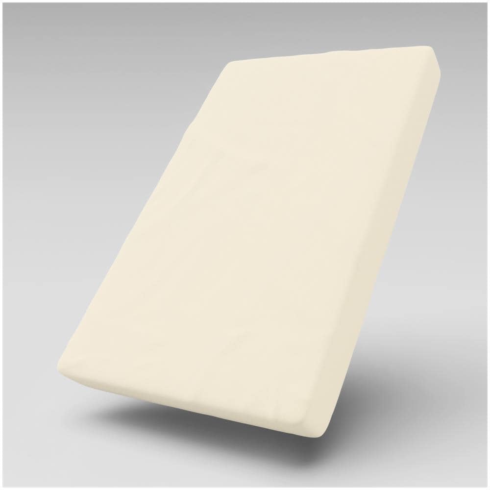 Lenzuolo in jersey 180x200 ecru - Spesso - Comodo - Ecologico - Con elastico - Foto 2