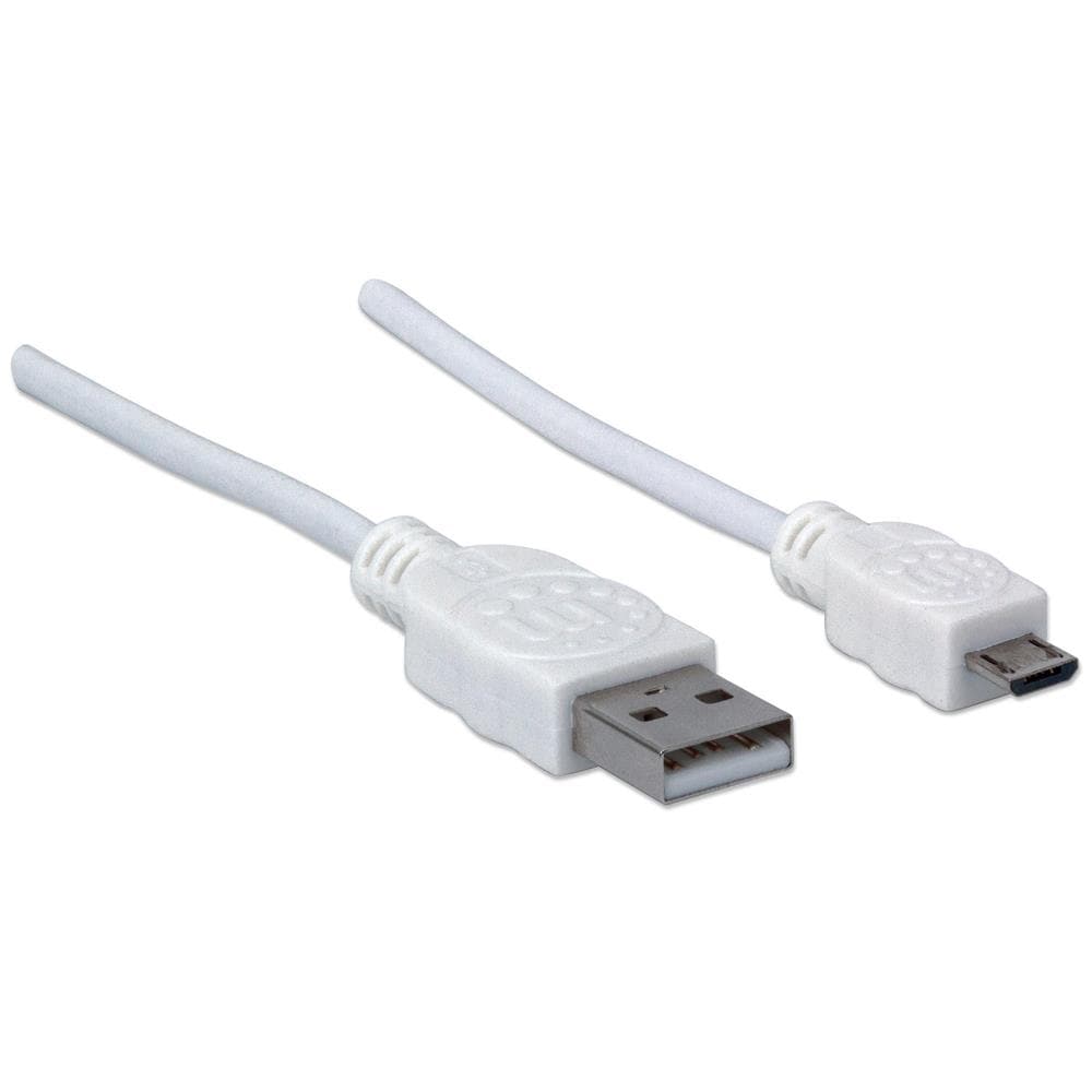 ICOC MUSB-A-006W - Cavo USB 2.0 A / Micro B 0,6 m Bianco - Foto 2