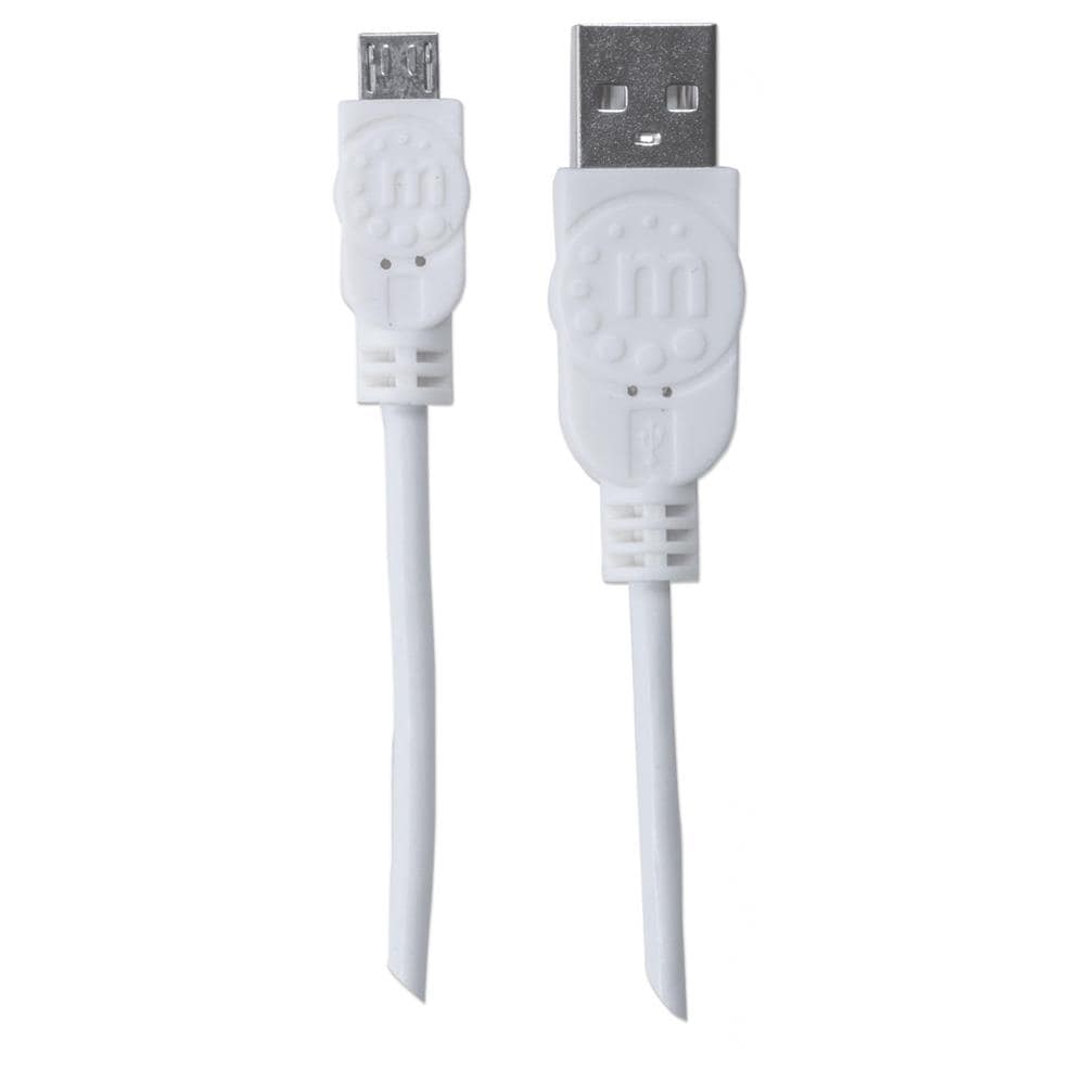 ICOC MUSB-A-006W - Cavo USB 2.0 A / Micro B 0,6 m Bianco - Foto 4
