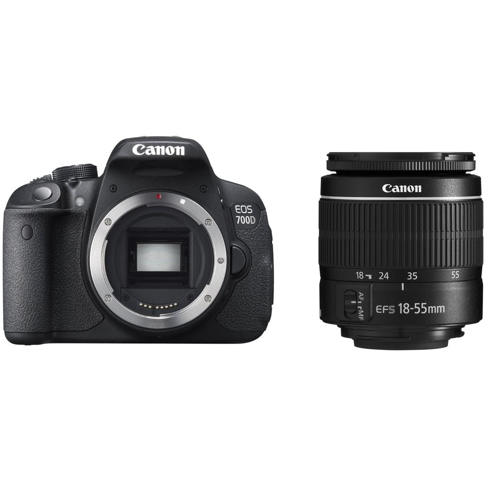 EOS 700D Kit 18-55 DC III F / 3.5-5.6 Nero Sensore CMOS 18 Mpx Display 3" Touch Filmati Full HD - Foto 1