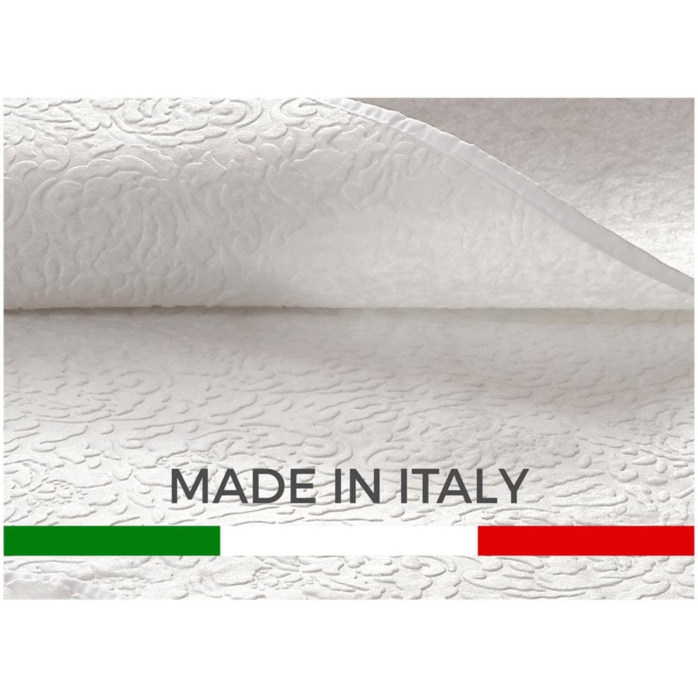 Coprirete Alba Protezione Rete Letto In 100% Poliestere Made Italy Singolo Coprirete Alba - Foto 13