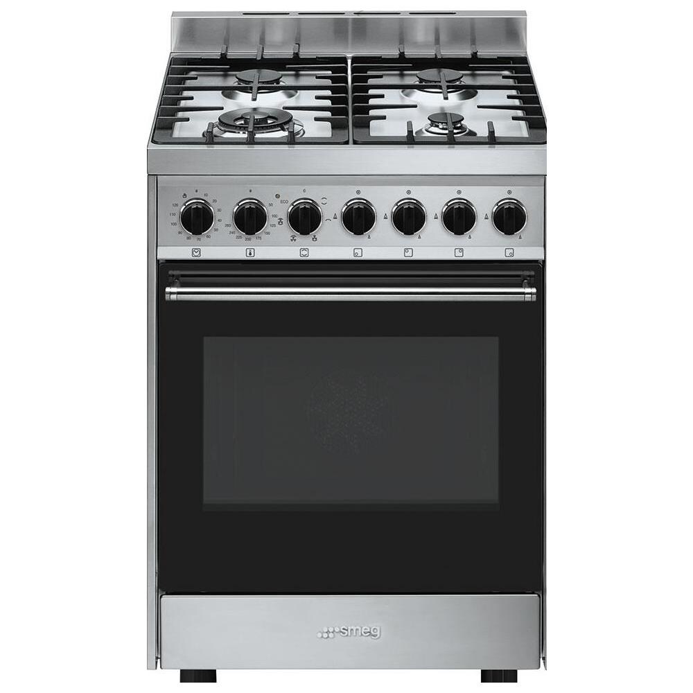SMEG - Cucina a Gas B60GMXI9 4 Fuochi Forno Elettrico Dimensioni 60 ... SMEG - Cucina a Gas B60GMXI9 4 Fuochi Forno Elettrico Dimensioni 60 ...