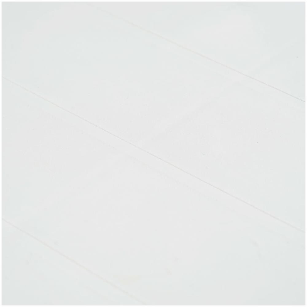Tavolo da Giardino Bianco 220x90x72 cm in Plastica Stile Rattan - Foto 2
