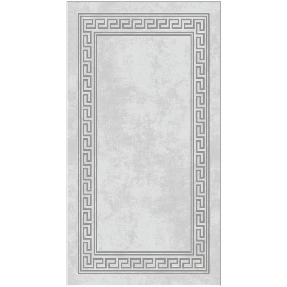 Tappeto Stampato Greece 2 - Aubusson - Arredo - Antiscivolo - Da Soggiorno, Salotto, Camera - Multicolore In Poliestere, Cotone, 60 X 100 Cm - Foto 1