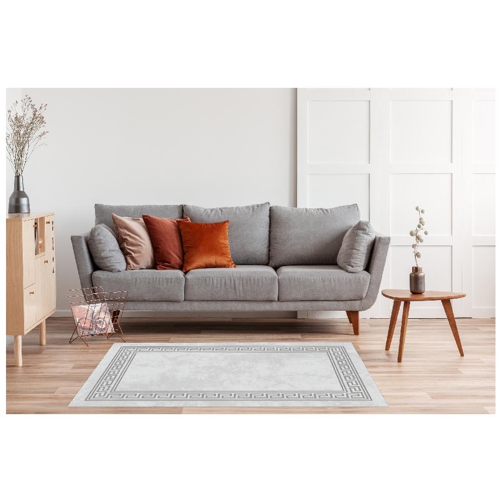 Tappeto Stampato Greece 2 - Aubusson - Arredo - Antiscivolo - Da Soggiorno, Salotto, Camera - Multicolore In Poliestere, Cotone, 60 X 100 Cm - Foto 2