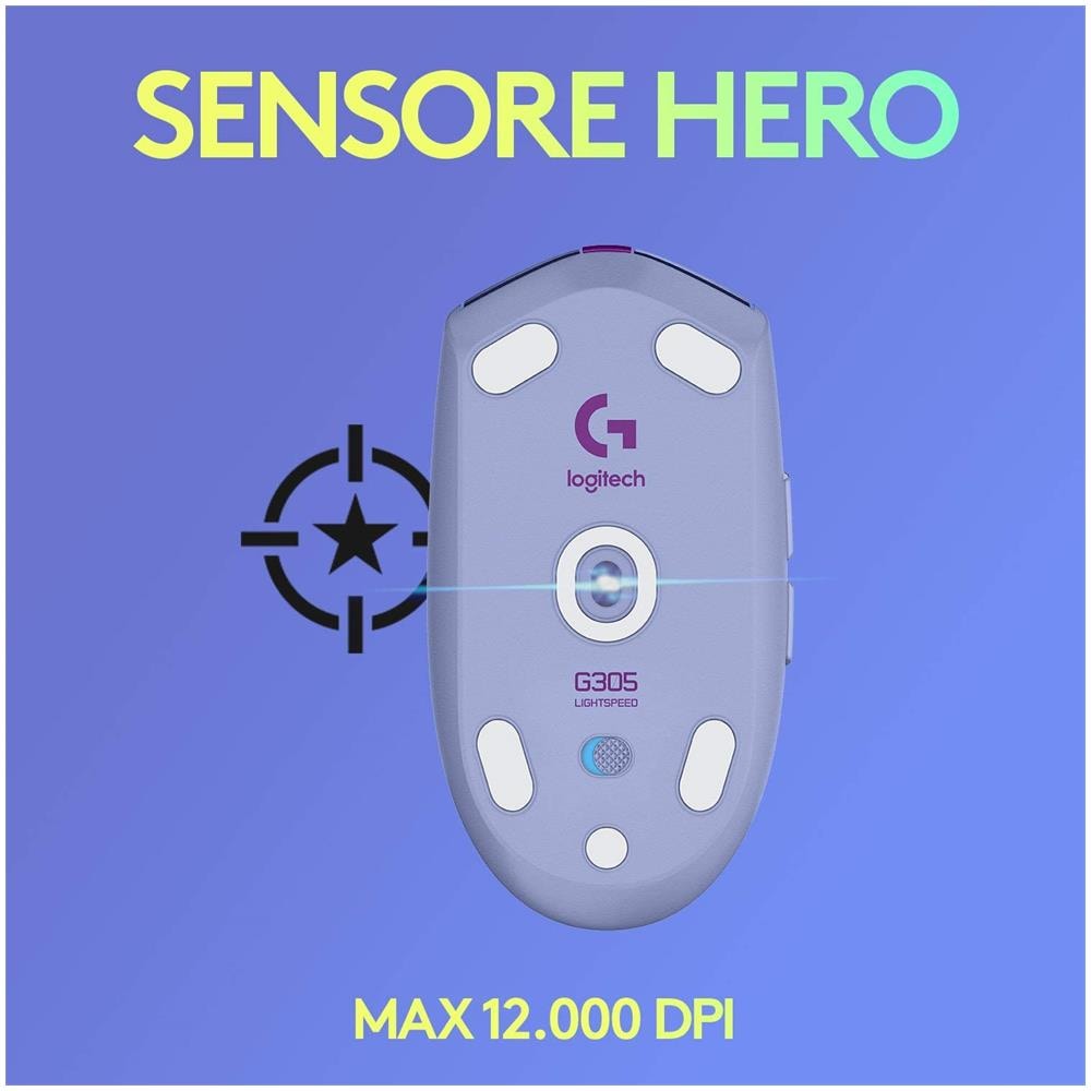 G G305 mouse Mano destra RF senza fili + Bluetooth Ottico 12000 DPI - Foto 2