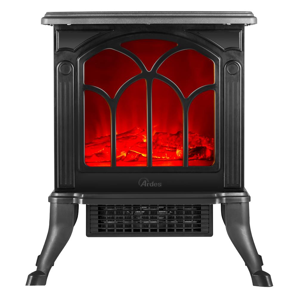 AR354 Caminò JR Caminetto Elettrico Potenza 1500 Watt Effetto Ceppo Ardente - Foto 2