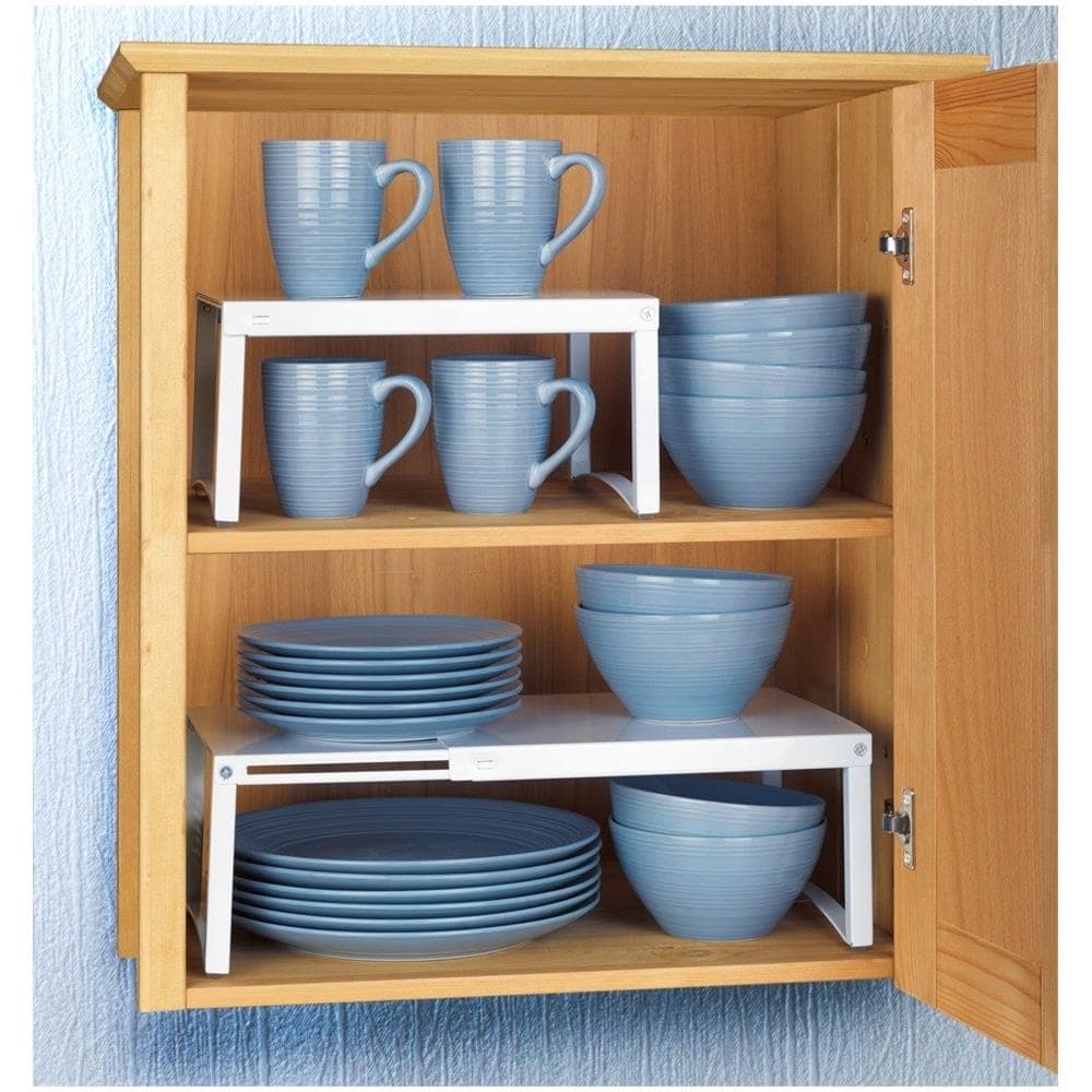 Mensola Per Mobili Da Cucina A Piedi, Cartuccia In Metallo Per Una Facile Conservazione, Larghezza Regolabile, 30-54 X 25 X 15 Cm, - Foto 2
