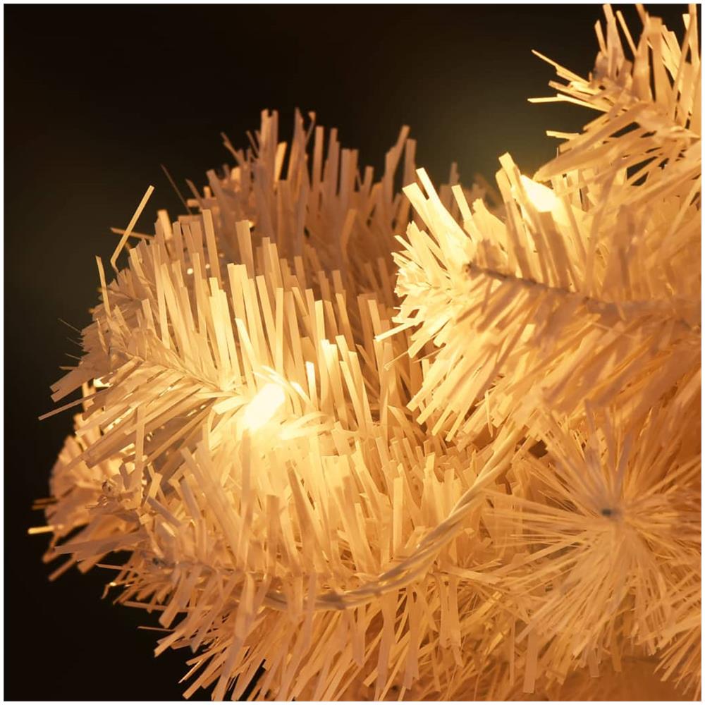 Albero di Natale a Spirale con Vaso e LED Bianco 120 cm PVC - Foto 8