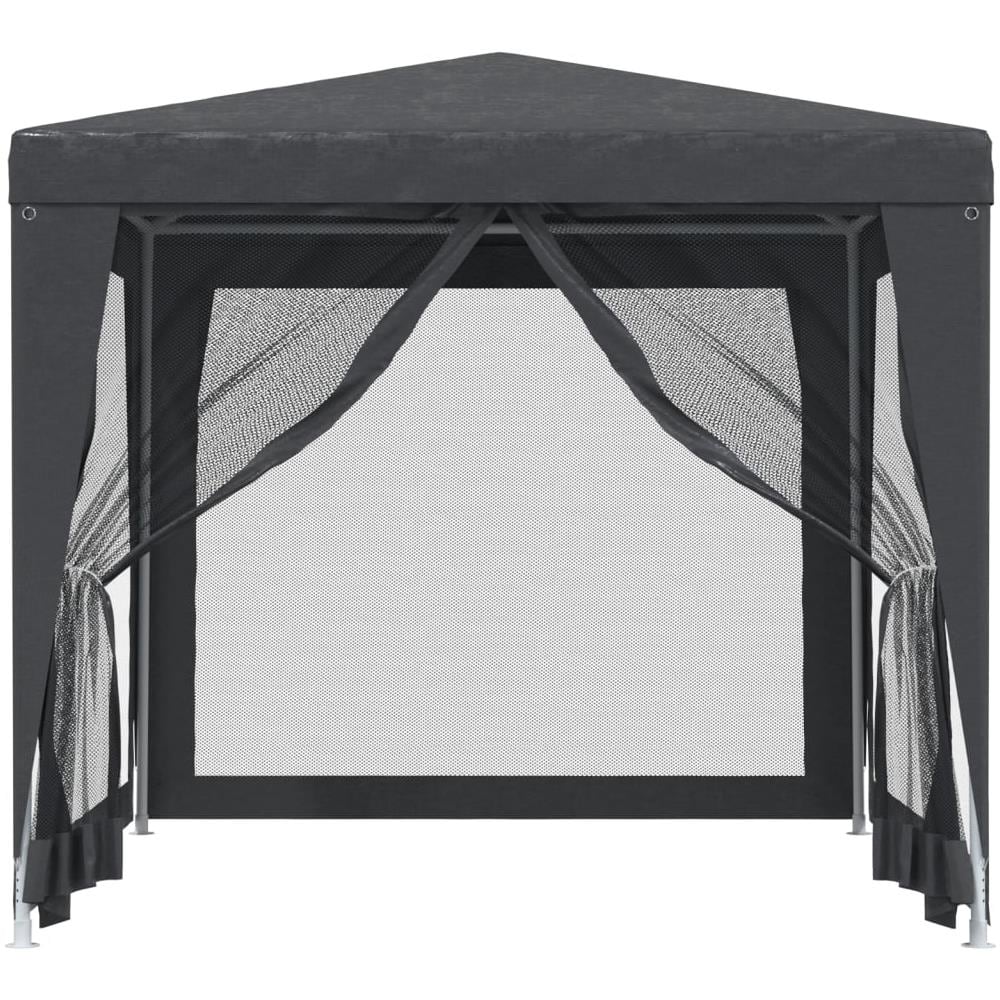 Tenda Per Feste Con 4 Pareti In Rete Antracite 2,5x2,5 M Hdpe - Foto 3