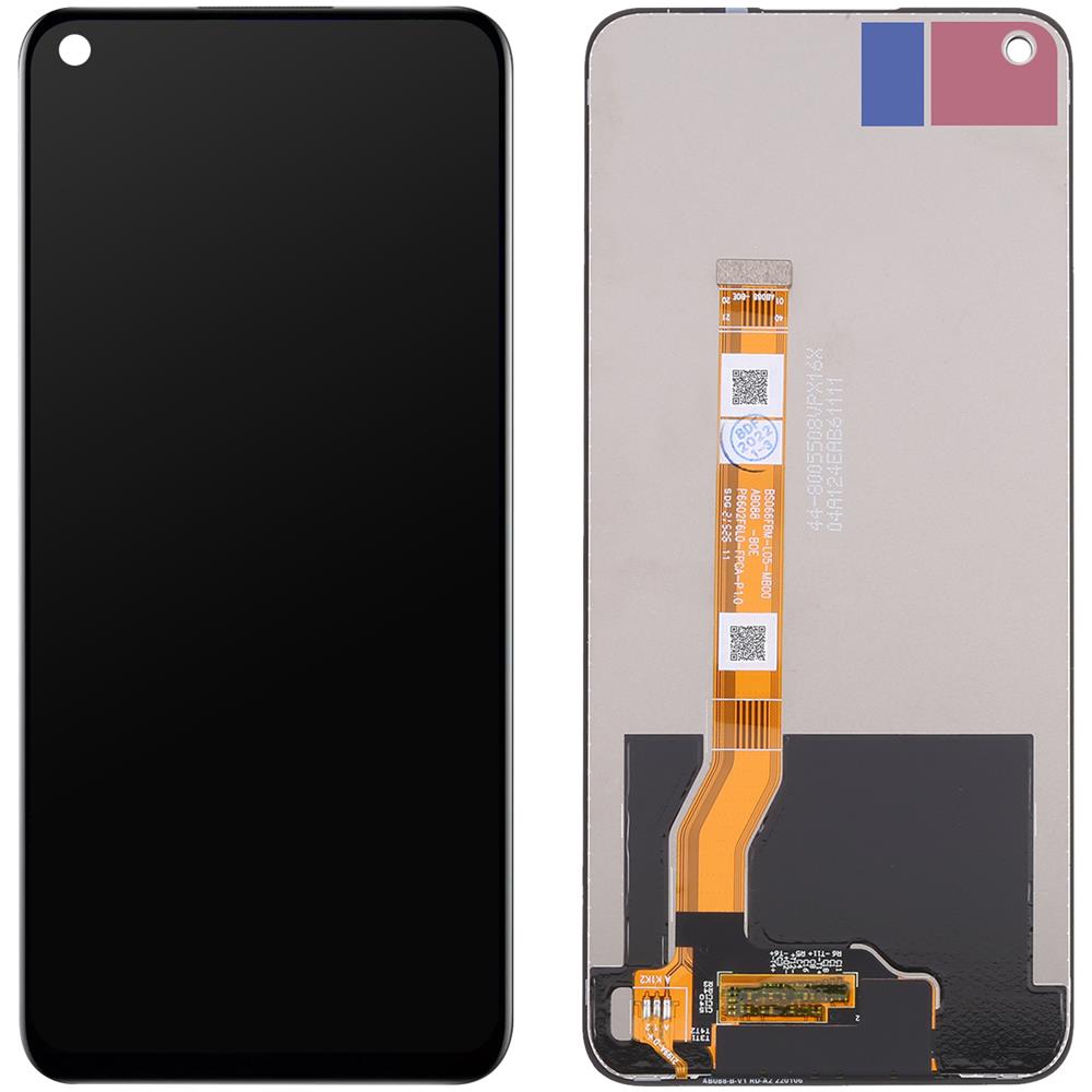 Blocco Completo Realme Narzo 50 Schermo Lcd Vetro Touch Compatibile Nero - Foto 1
