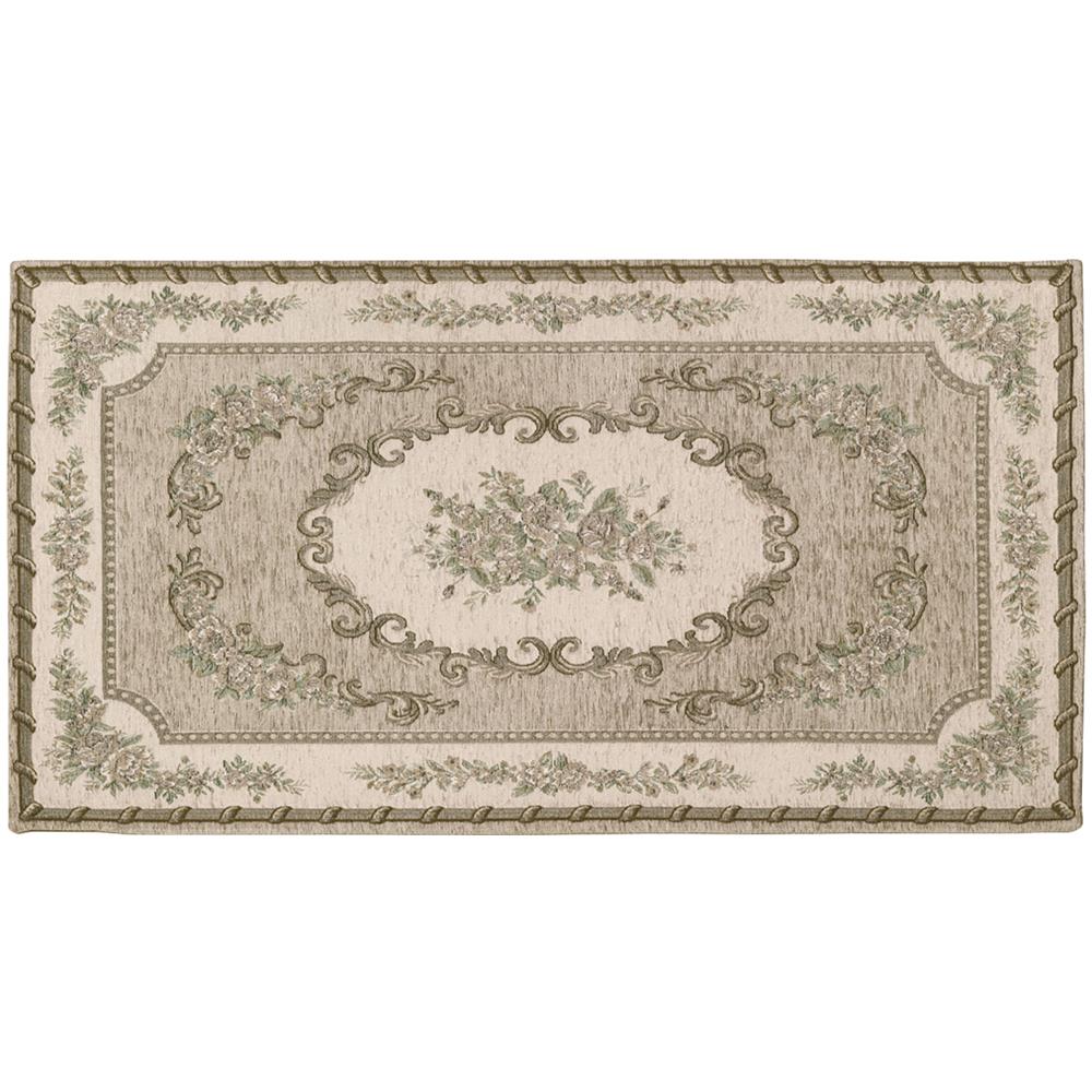 Tappeto Velour Antiscivolo Disegno Oper&agrave; By Suardi Rotondo diam. 200 Tortora - Foto 1