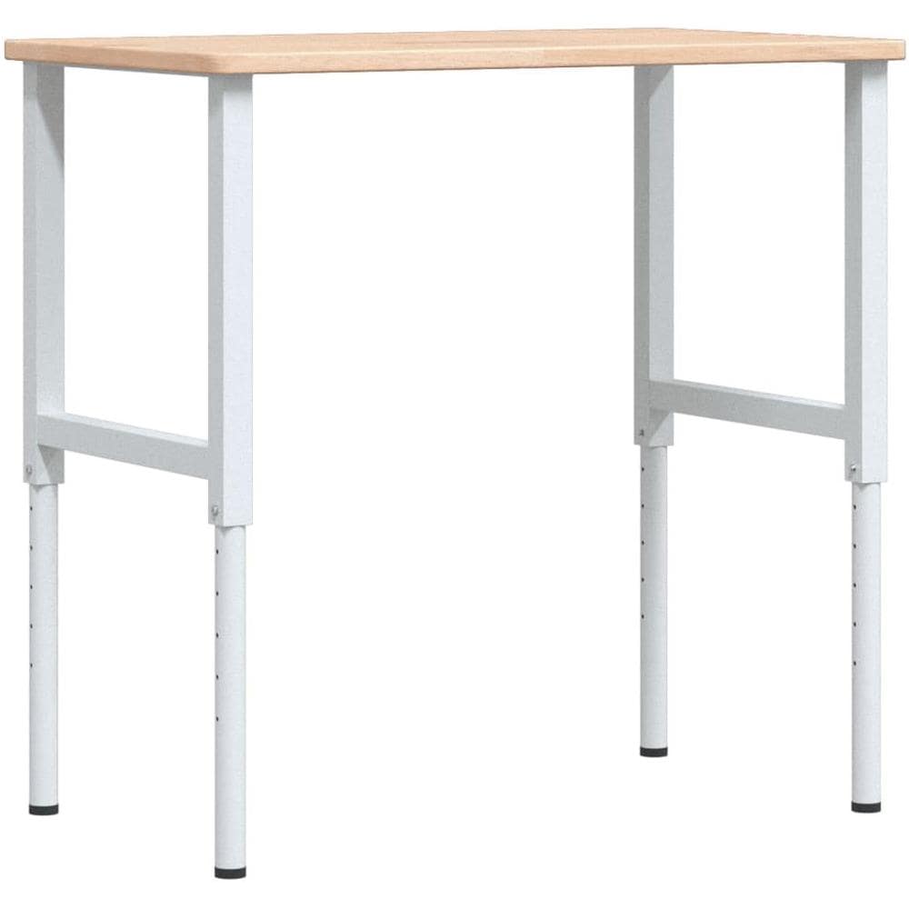 Banco da Lavoro 100x60x (71,5-98) cm Legno Rovere Rettangolare - Foto 1