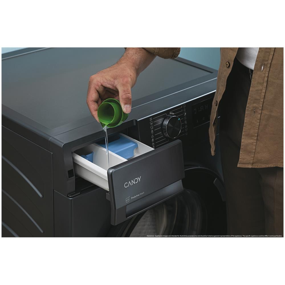 BR 48B6G-S lavatrice Caricamento frontale 8 kg 1400 Giri /min Antracite - Foto 22