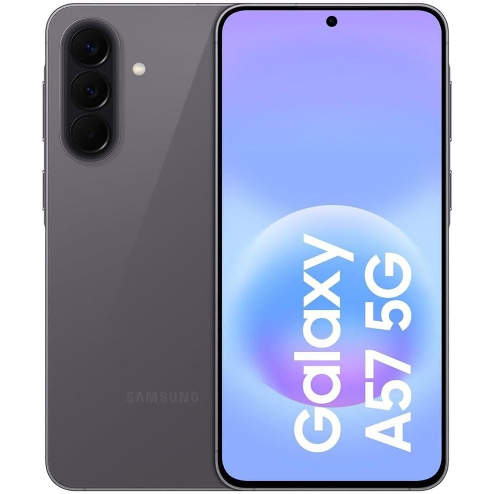 Galaxy A57 5G 256GB 8GB Ram Display 6,7" Super AMOLED+ 120Hz max FHD+ Camera 50+12+5MP Selfie 12MP Dual nanoSim (+eSim) Android 16 Exynos 1680 5000mAh Awesome Grey Vodafone - Foto 1
