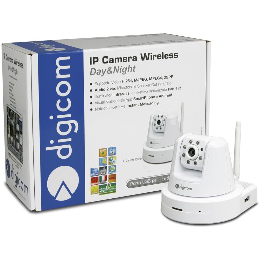 Pan-Tilt IP Camera Wi-Fi 400HD con Porta USB per Hard-Disk Locale - Foto 3