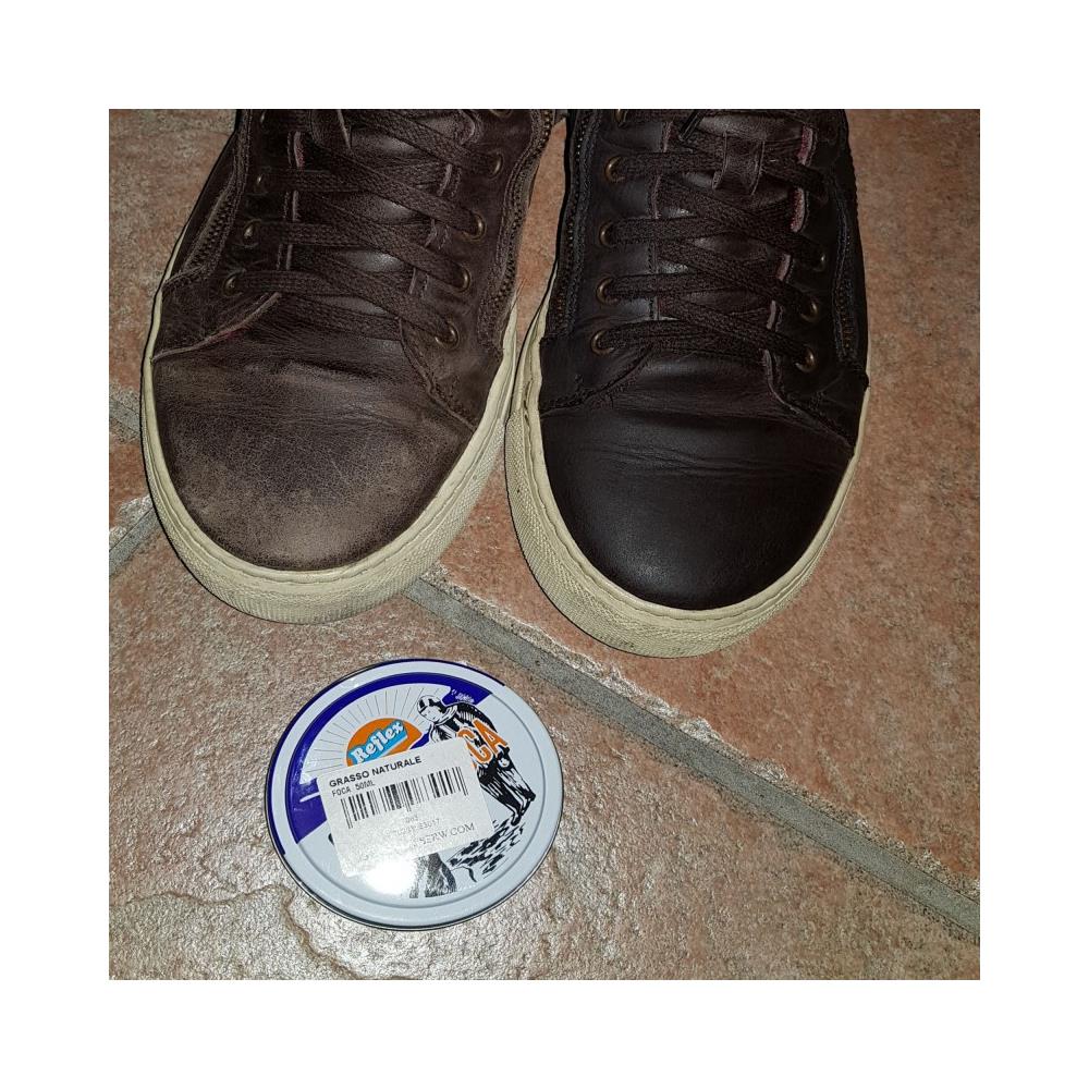 Grasso foca grasso naturale per il trattamento di scarpe di pelle e cuoio, scegli il formato 200ml - Foto 2