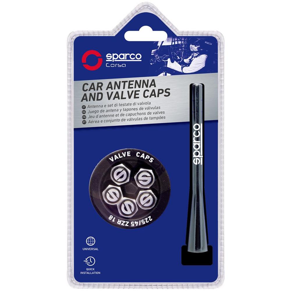 Antenna Spc1417 Con Viti E Tappi Valvola Pneumatici In Alluminio - Foto 2