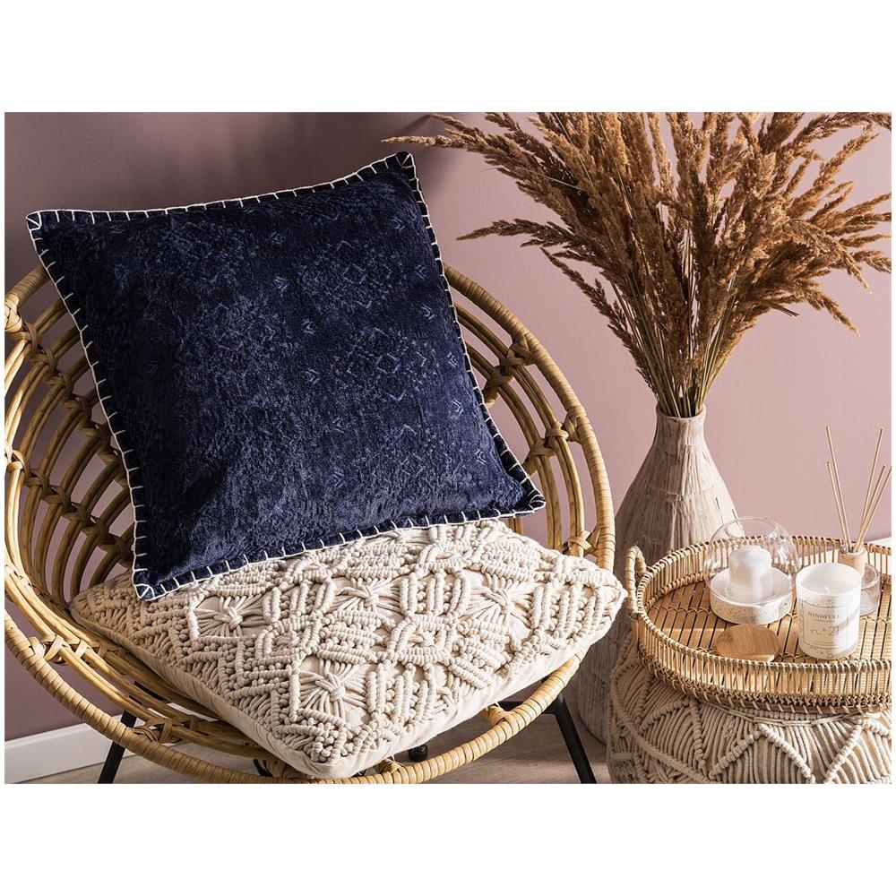 Cuscino Decorativo Blu Scuro Melur - Foto 2