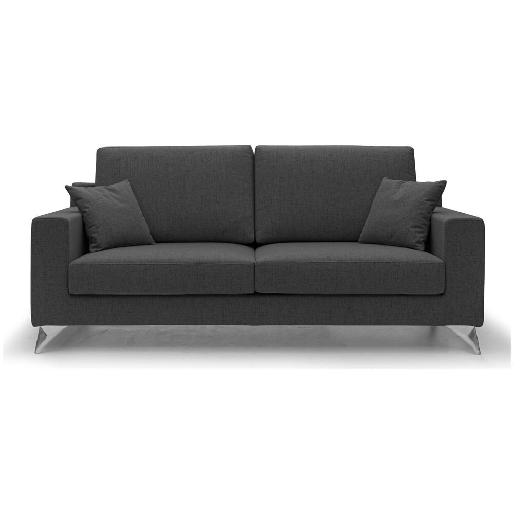 Divano 3 Posti Vertigo Made In Italy 166 Cm Nero - Foto 1