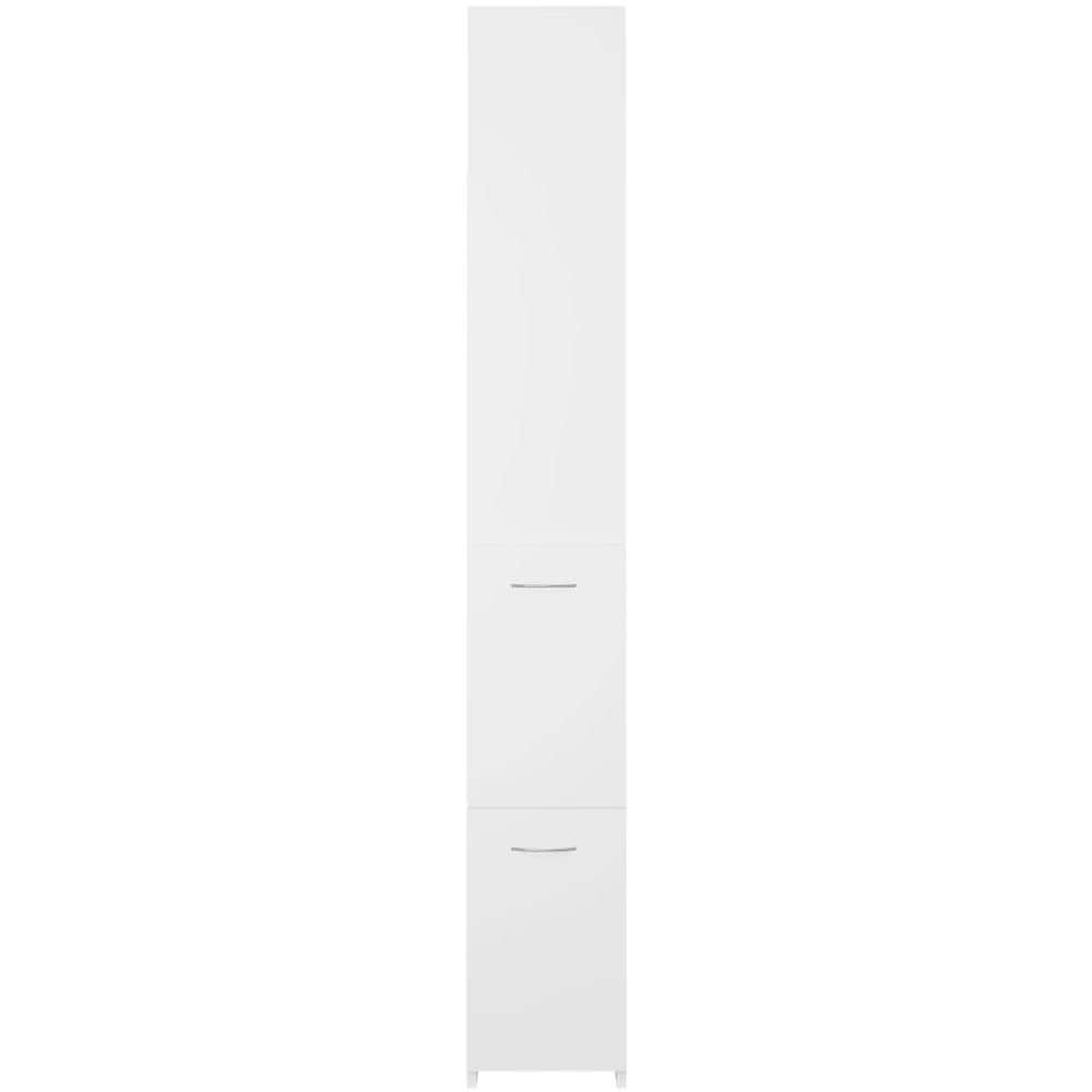 Armadietto da Bagno Bianco 25x26,5x170 cm in Legno Multistrato - Foto 8