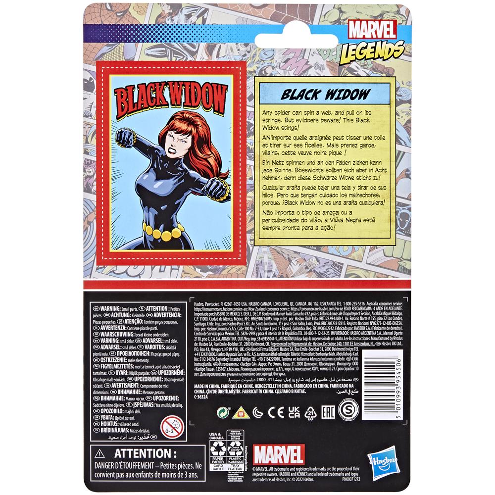 Marvel: - Legends 3.75 Retro 31 (Black Widow) - Foto 4