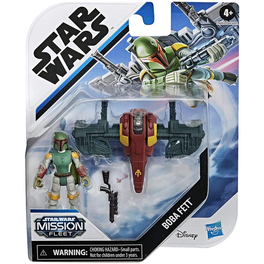Star Wars - Boba Fett Capture In Cloud City (action Figure 6 Cm E Veicolo, Gear Class, Serie Mission Fleet)  - Foto 1