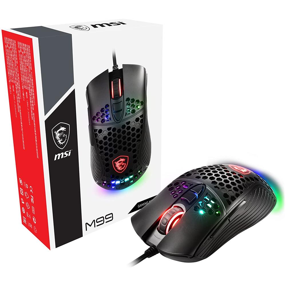Mouse Gaming M99 Ottico 7 Tasti 4000 DPI Colore Nero - Foto 5